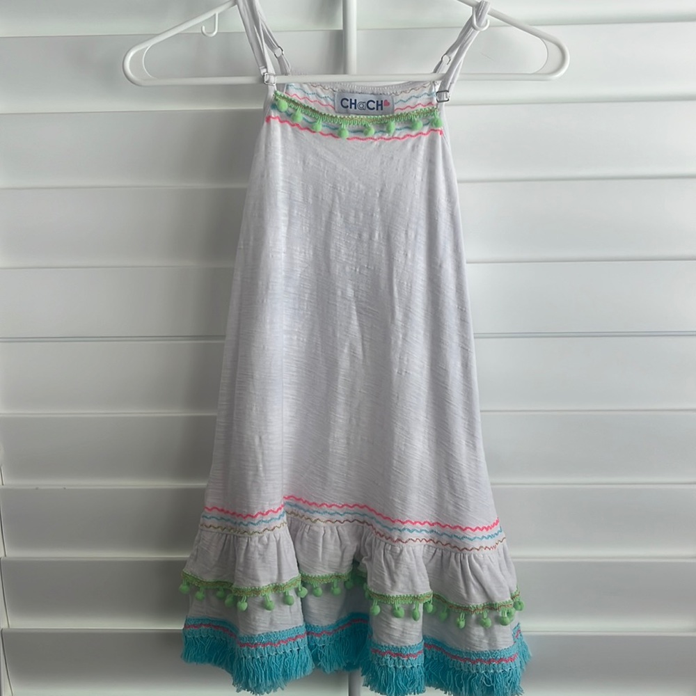 CHaCH coverup beach dress nwt girls size 12 like poupette st Barth